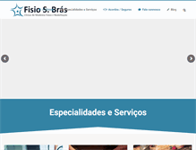 Tablet Screenshot of fisiosbras.com